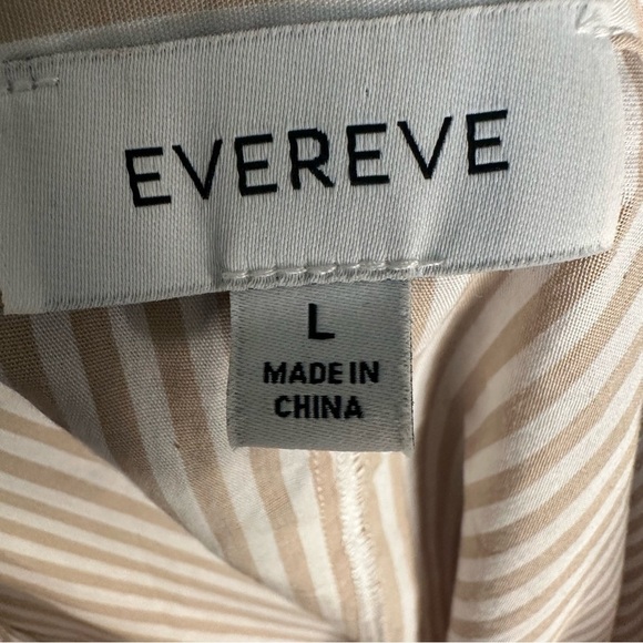 Evereve Women's Twist-Front button up shirt large - Picture 6 of 8